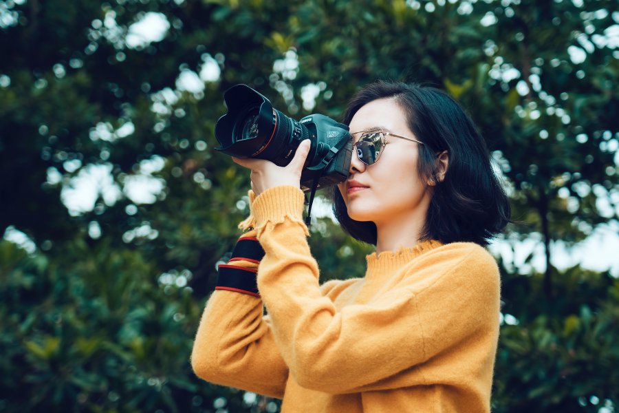 Person taking a photo